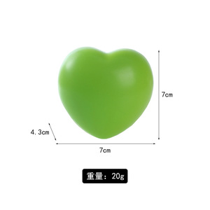 Pelota Antiestrés de Espuma de PU con Forma de Corazón, Personalizable con Logotipo, Regalo Promocional, Juguetes con Logotipo Propio Impreso - Product Image 5