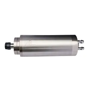 cnc router parts jst 3.2KW 220V/380V ER20 nut 24000rpm 100mm dia Water cooled spindle motor for woodworking router