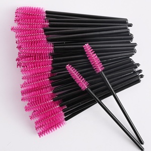 Vente chaude <span class=keywords><strong>fonds</strong></span> magenta extension <span class=keywords><strong>de</strong></span> cils brosse nettoyante brosses à cils jetables - Product Image 2