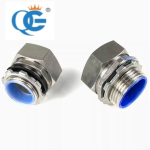 Konektor ketat cairan tipe sudut selang seng sesuai konektor konduit fleksibel - Product Image 4
