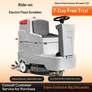 Ride-On Scrubber Industrial Washing <b>Machine</b> Workshop Scrubbing <b>Machine</b> Shopping Mall <b>Floor</b> <b>Cleaning</b> <b>Machine</b> Warehouse <b>Floor</b> - Product Image 1