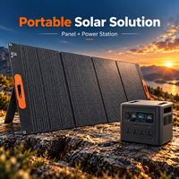 Panneau Solaire Portable Pliable Monocristallin ETFE 200W MC4 pour Camping-Car, Station d'Énergie, OEM, ODM, Vente en Gros