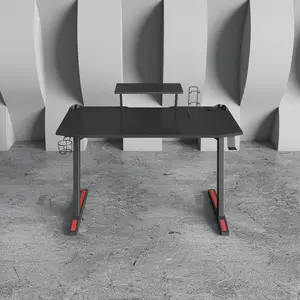 Table e-sports de type Z, jambe épaissie, jambe stable, en fibre de carbone 3D, texture tridimensionnelle, bureau