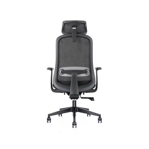 <span class=keywords><strong>Chaise</strong></span> <span class=keywords><strong>de</strong></span> <span class=keywords><strong>bureau</strong></span> pivotante <span class=keywords><strong>de</strong></span> direction en maille grise moderne <span class=keywords><strong>de</strong></span> <span class=keywords><strong>petite</strong></span> taille pour un usage domestique - Product Image 5