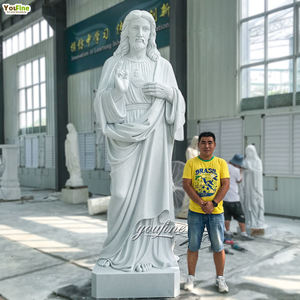 YOUFINE - Escultura Religiosa <span class=keywords><strong>de</strong></span> Cristo, Estatua del Sagrado <span class=keywords><strong>Corazón</strong></span> <span class=keywords><strong>de</strong></span> Jesús, Tallada a Mano, <span class=keywords><strong>de</strong></span> Tamaño Real, para Decoración <span class=keywords><strong>de</strong></span> Iglesias, <span class=keywords><strong>de</strong></span> Mármol Católico - Product Image 5