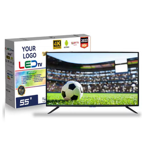 TV LED Smart 4K da 55 Pollici all'Ingrosso, Android 14.0, WiFi, Senza Cornice, Google TV con Controllo Vocale per Hotel e Uso Domestico - Product Image 1