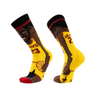KTS529 – chaussettes de sport de basket-ball professionnelles, personnalisées, en coton, pour l'entraînement des hommes