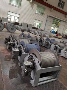 Argani marini idraulici 4t 6t 8t <span class=keywords><strong>10t</strong></span> per pontone draghe dalla famosa fabbrica di verricelli - Product Image 5