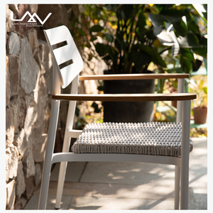 Meubles d'extérieur modernes, <span class=keywords><strong>table</strong></span> et chaise de <span class=keywords><strong>jardin</strong></span>, <span class=keywords><strong>couleur</strong></span> blanche, ensemble pour salle à manger, set moderne, livraison gratuite - Product Image 3