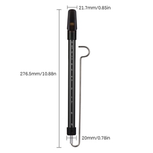 <span class=keywords><strong>Sifflet</strong></span> à glissière en métal Flûte coulissante avec tige coulissante en acier Instrument de musique Jouet pour enfants Flûte <span class=keywords><strong>Kazoo</strong></span> - Product Image 3