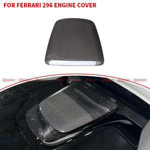 ฝาครอบเครื่องยนต์ด้านหลังสำหรับ Ferrari 296 GTB ทำจากคาร์บอนไฟเบอร์แห้ง แบบ OEM ฝาปิดแผงเครื่องยนต์ อะไหล่รถยนต์ - Product Image 4