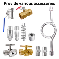 Air Gauge Pressure Manometer Gas Pressure Steam Boiler Pressure Gauge 200 Psi Gauge