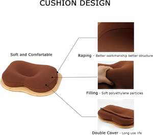 SINCERE noël écologique tour bureau-Portable ordinateur portable support pour téléphone oreiller coussin Anti-bouchon bambou plate-forme coton remplissage - Product Image 4