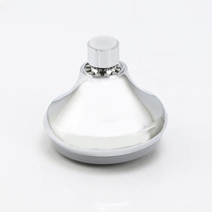 Pommeau de douche mural en chrome électrolytique ABS réglable à cinq étages augmentant la pression accessoire de robinet de salle de bain - Product Image 3