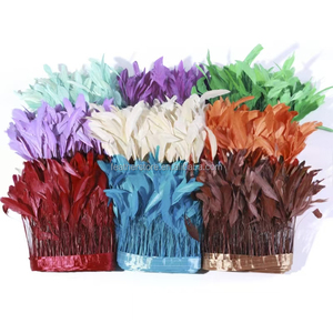 ขนหางไก่คุณภาพดี ขนาด 15-20 ซม. (6-8 นิ้ว) แบบขายส่ง สำหรับตกแต่งชุดแฟนซี ขายดี - Product Image 1