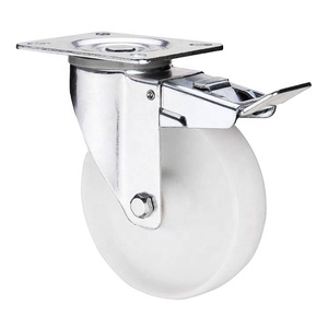 ITALIENISCHE QUALITÄT <span class=keywords><strong>PU</strong></span>-Lenkrad 6 Zoll europäischer mittelschwerer PA-Kern 80mm-200mm Lenkräder - Product Image 4