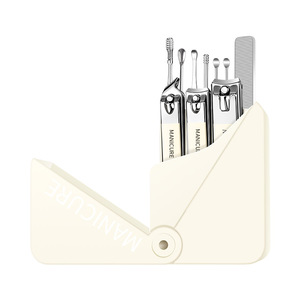 Ensemble d'outils de manucure et pédicure 10 pièces, kit de soin des ongles pliable, accessoires de toilettage portables pour salon - Product Image 5