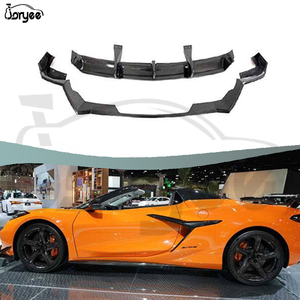 Kit de carrosserie d'échappement de diffuseur de pare-chocs arrière en Fiber de carbone de Style ZO6 pièces de voiture pour Chevrolet <span class=keywords><strong>Corvette</strong></span> <span class=keywords><strong>C8</strong></span> <span class=keywords><strong>Z06</strong></span> <span class=keywords><strong>2023</strong></span> 2024 accessoire de réglage - Product Image 2