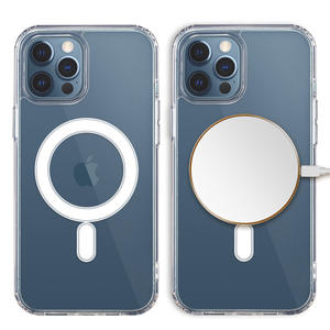 자기 흡착 호환 아이폰14 프로 13 휴대폰 케이스 TPU+PC 소재 무선 충전 일체형 - Product Image 4