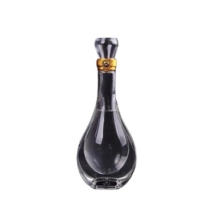 Botella de Licor de Cristal Elegante con Tapón de Corcho para Whisky, <span class=keywords><strong>Bourbon</strong></span>, Ginebra, con Logotipo Personalizado y Capacidad de 500 ml - Product Image 6