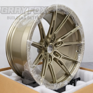 Rines GRAYFOX Forjados Personalizados Dorados de 18-22 Pulgadas 5x120 5x114.3 para <span class=keywords><strong>Mercedes</strong></span>-Benz Clase C CLA CLS <span class=keywords><strong>SL</strong></span> C 180 200 250 <span class=keywords><strong>300</strong></span> - Product Image 3