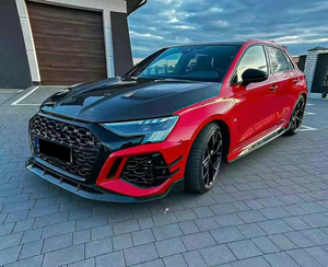 Ortuner <span class=keywords><strong>Audi</strong></span> RS3 P สไตล์แห้งคาร์บอนไฟเบอร์กันชนด้านหน้าขอบด้านข้างกระโปรงไอเสียอุปกรณ์ทั่วไป2017- - Product Image 4