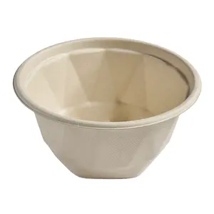 Best price organic biodegradable and disposable sugarcane tableware HN1250ml bowl