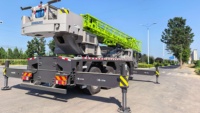 Grue tout-terrain Zoomlion 60 tonnes, grue hydraulique sur camion ZAT600V653 ZAT600V653G, grue d'occasion à vendre