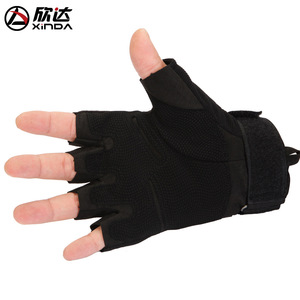 Gants mi-doigts Xinda en cuir pour activités de plein air, alpinisme, cyclisme, unisexe MLXL - Product Image 2