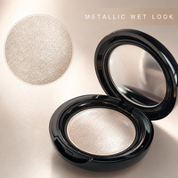 Poudre illuminatrice ultra-fine cuitée, soyeuse, effet peau de verre, éclat lumineux, végane, sans cruauté, marque privée, poudre scintillante pour le visage, OEM ODM