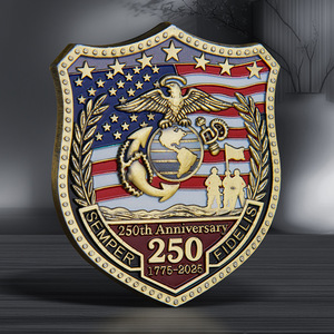 Badge commémoratif double face sculpté et gravé, motif Cloche <span class=keywords><strong>de</strong></span> <span class=keywords><strong>la</strong></span> Liberté, 250e anniversaire des États-Unis, 2026 - Product Image 4