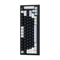 75% Gasket 81 Keys Tri-mode OEM Hotswap RGB Backlit Full N-key Rollover PBT Keycap BT Wireless Mechanical Keyboard with Knob