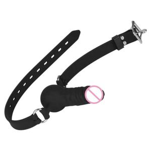 Kadınlar için Silikon Top <span class=keywords><strong>Gag</strong></span> Cinsel Bağlama Kısıtlamaları Ağız Topu <span class=keywords><strong>Gag</strong></span> BDSM için Seks Ürünleri - Product Image 3