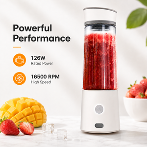 Frullatore Portatile Elettrico, Mini Estrattore di Succo, Mixer per Frullati Ricaricabile, Frullatore Personale per Casa, Viaggi e Uso all'Aperto - Product Image 2