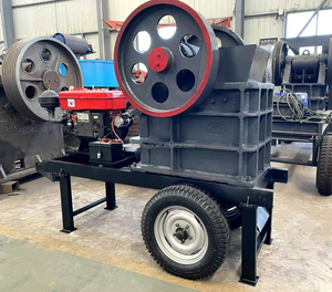 EU Stone Breaking Preferred PE250x400 Towed Mobile Jaw Crusher for Stone Crushing Rock Crusher Plant Primary Jaw Crusher - Product Image 2