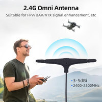 Antenne de type T 1 connecteur UFL ELRS EP1 RX 1 compatible avec le récepteur TBS Crossfire Nano, pièce de drone FPV RC 2,4 GHz