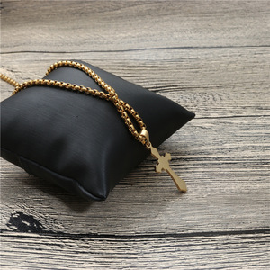<b>Cross</b> Pendant Necklace Zinc Alloy Unisex Gift Jewelry Hip Hop Style - Product Image 3