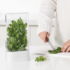 Contenedor para Refrigerador, Organizador de Verduras, Caja de Almacenamiento para Cilantro, Mantiene Frescas las Verduras - Product Image 3