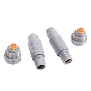 Высококачественный 2-контактный быстроразъемный соединитель (Push-Pull) из пластика для промышленных камер и кабельных соединений - Product Image 1