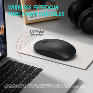 <span class=keywords><strong>Souris</strong></span> sans fil Lulin, <span class=keywords><strong>souris</strong></span> optique ergonomique 2,4 G, <span class=keywords><strong>souris</strong></span> d'ordinateur pour ordinateur portable, <span class=keywords><strong>PC</strong></span>, ordinateur, Chromebook, ordinateur portable - Product Image 2