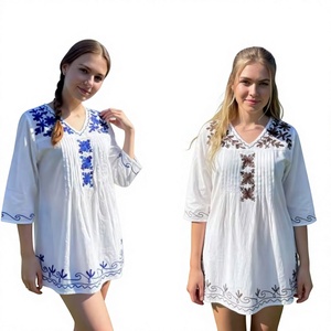 Rayon 3D Embroidered Women's Short Formal <b>CAMIS</b> <b>Top</b> Solid Lightweight Breathable Eco-Friendly <b>Lace</b> Fabric V-neck Stylish Wear - Product Image 1