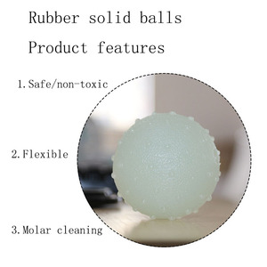Solid Rubber <strong>Ball</strong> <strong>Glow</strong> <strong>in</strong> <strong>the</strong> <strong>Dark</strong> <strong>Dog</strong> Toy - Product Image 2