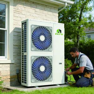 Bomba <span class=keywords><strong>de</strong></span> Calor Monobloque DC Inverter <span class=keywords><strong>de</strong></span> Fuente <span class=keywords><strong>de</strong></span> Aire 9-25kW R32 ERP A+++ con Almacenamiento para Uso Doméstico y Hotelero en <span class=keywords><strong>España</strong></span> (Exterior) - Product Image 5