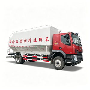 Camion de transport d'aliments pour volailles de 14 tonnes et 28 m³ avec décharge par vis sans fin pour fermes avicoles - Product Image 1