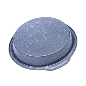 ถาดอบพิซซ่าทรงกลมรูปเกล็ดหิมะ ทำจากเหล็กคาร์บอนเคลือบสารกันติด สำหรับพิซซ่า เค้ก ขนมปัง - Product Image 3