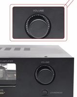 Mini amplificateur de puissance Bluetooth AV-e590, tension constante, carte USB TF, radio FM, audio stéréo HiFi