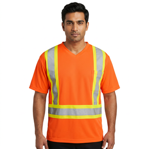 High Quality Reflective Safety T- Shirts Construction Safety T- Shirts - Product Image 1