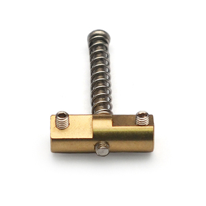 Lot de 3 selles de pont de guitare en laiton pur, <span class=keywords><strong>compensées</strong></span>, 21x8MM, pour pont de guitare électrique, Pièces de guitare - Product Image 5