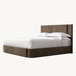 Kyoto sang trọng pháp đồ nội thất rắn gỗ cổ Bảng điều khiển giường cho vua đôi Nữ Hoàng Kích thước khung phòng ngủ phong cách thiết kế hiện đại - Product Image 2