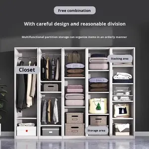 Armoire à dossiers et armoire à documents de bureau avec portes métalliques verrouillables, quatre étagères réglables et construction en acier durable - Product Image 3